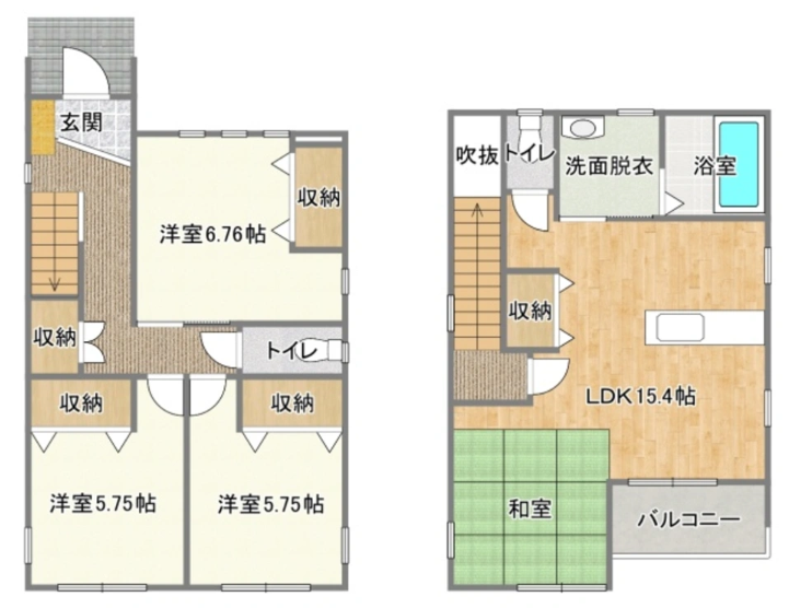 3LDKの間取り