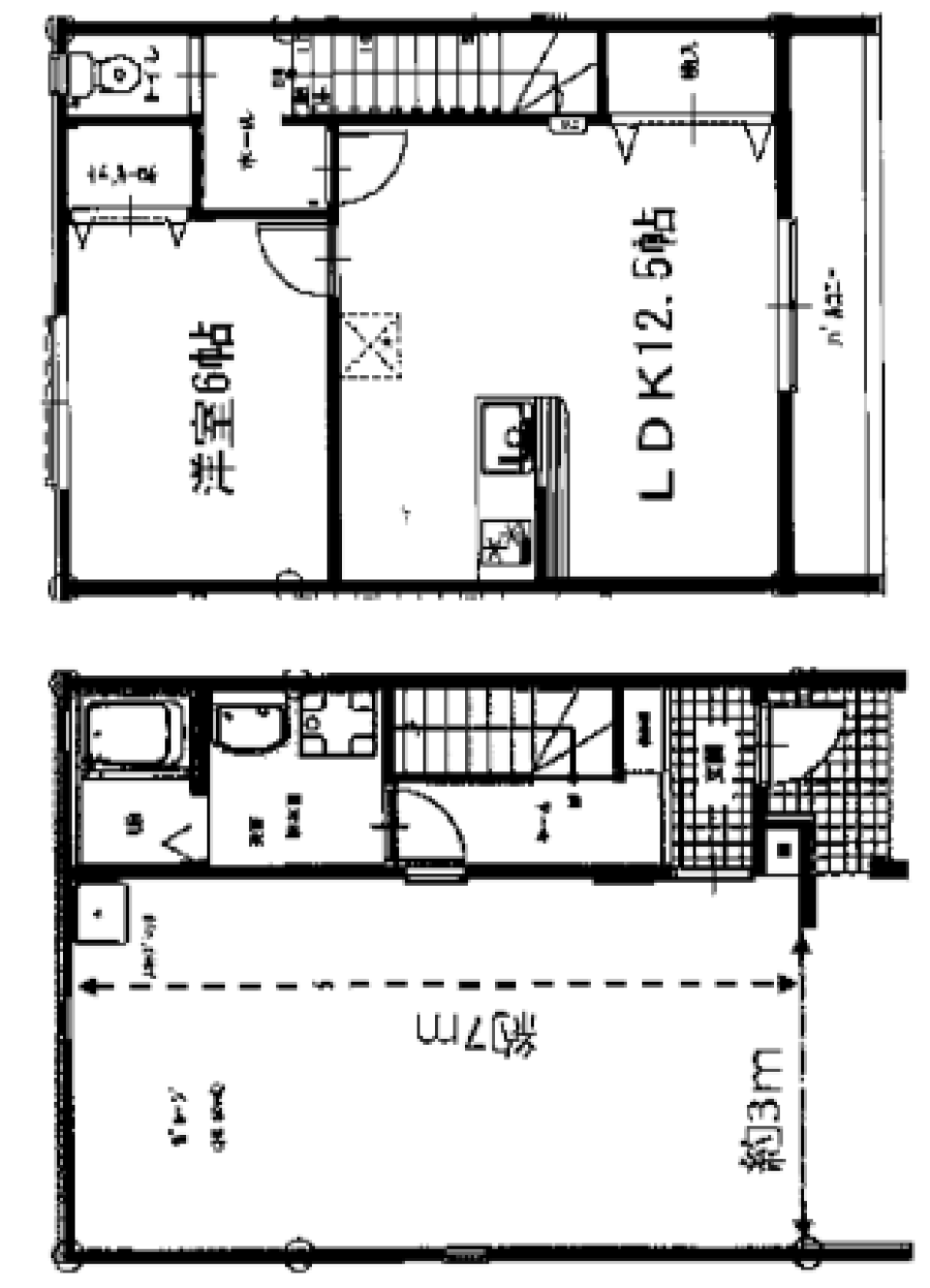 夢が膨らむガレージハウス♪の間取り図