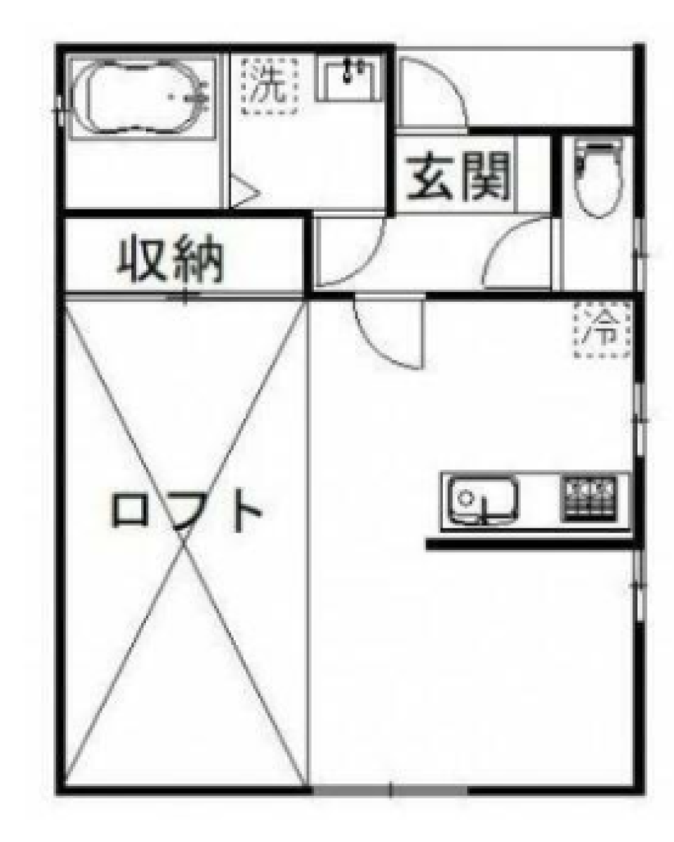 戸建てでゆとりの一人LIFE♪の間取り図