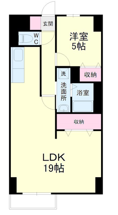 間取りは1LDK