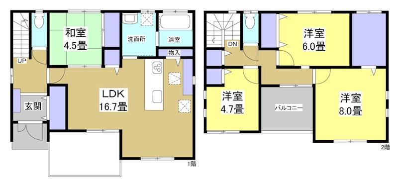 間取りはなんと4LDK