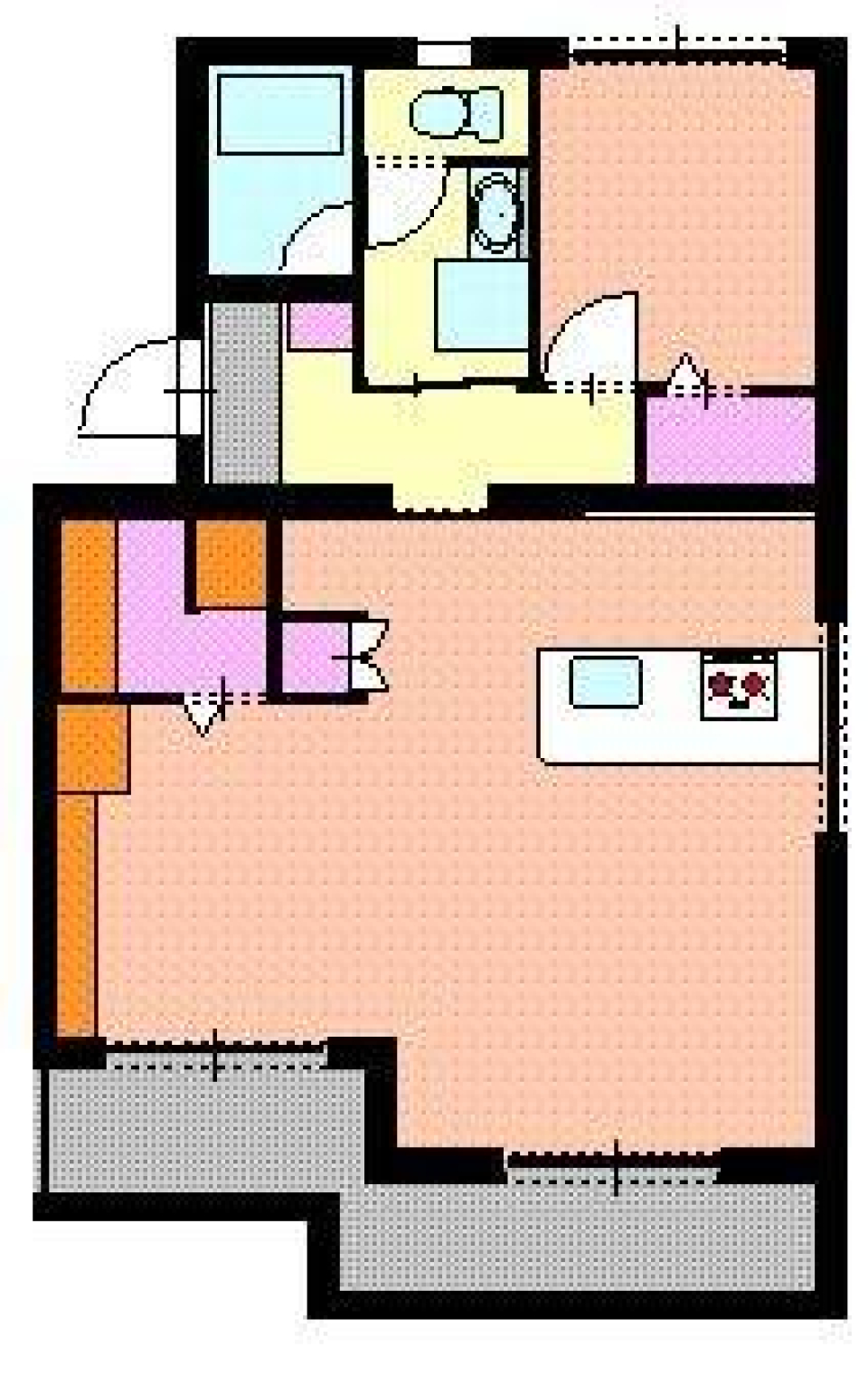 ペットと迎える毎日の暮らしの間取り図