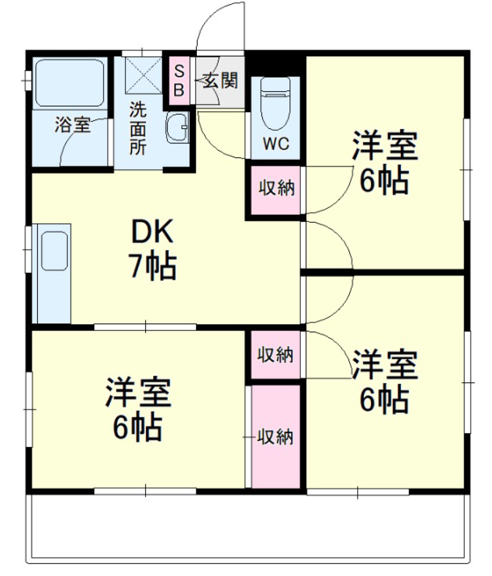 ずっと居たいおうちにの間取り図