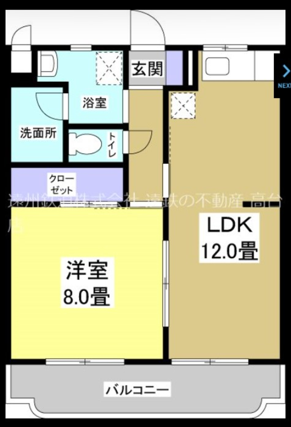 浜松の隠れた宝石の間取り図