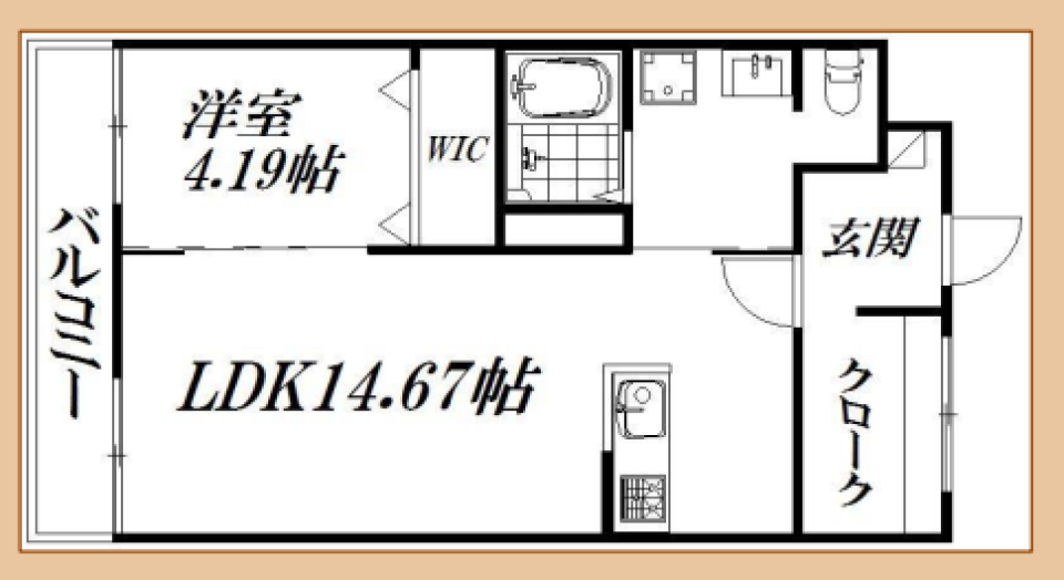 住まいが作品の間取り図