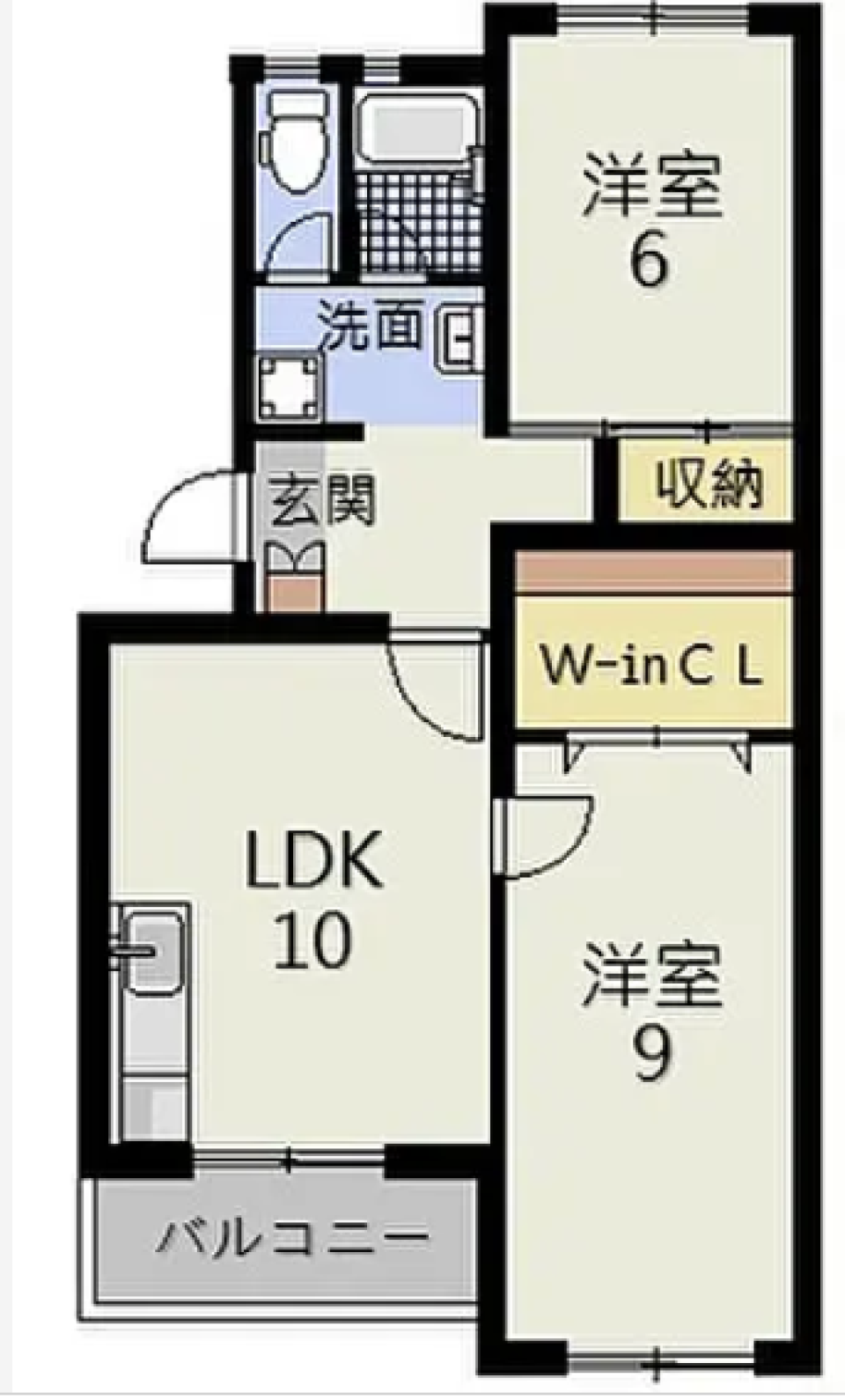 【ペット可】昭和レトロ感を味わうの間取り図