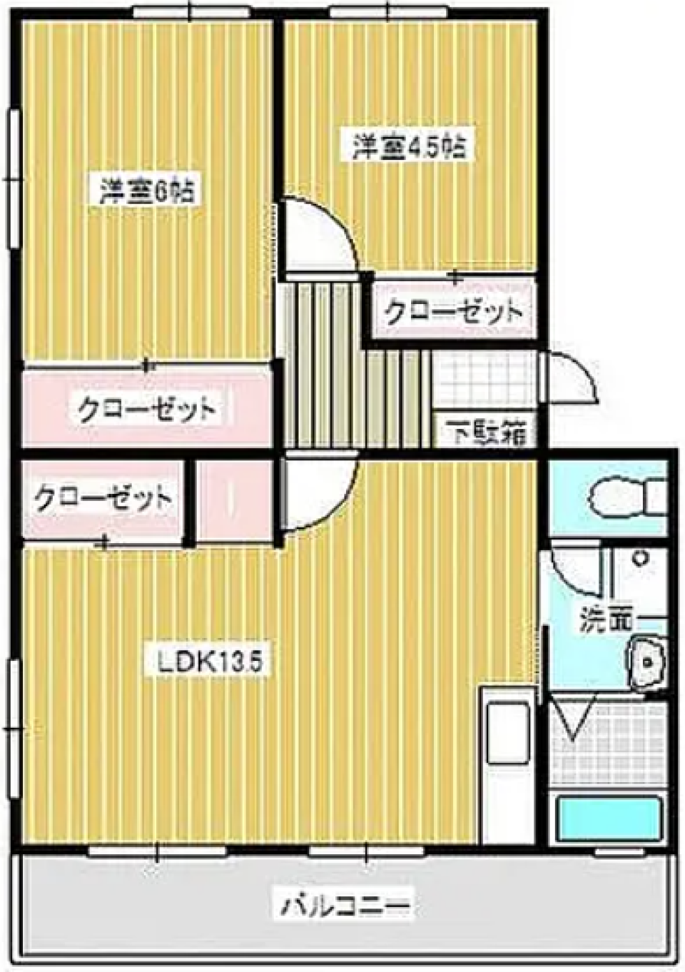 ちょうどいい間取りの間取り図