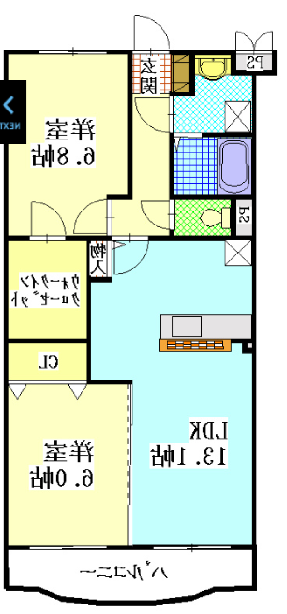 Healing room～緑と共に暮らす～の間取り図