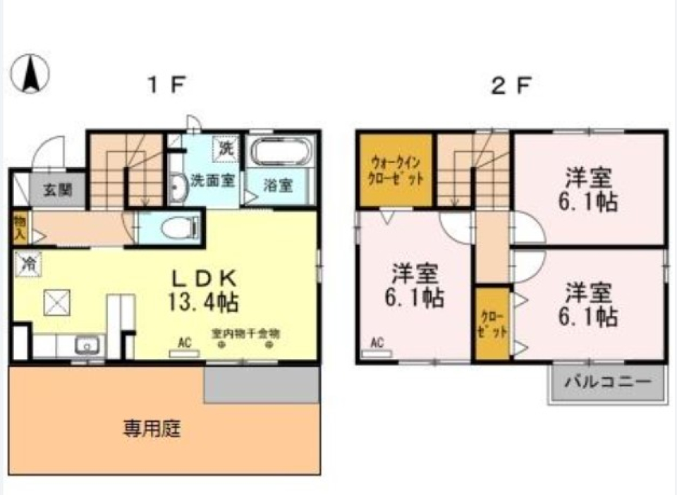 日差しいっぱい！幸せいっぱい！の間取り図