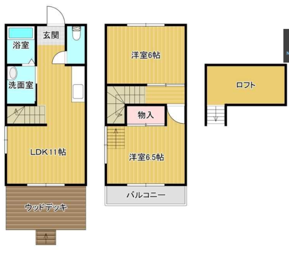 ここは東南アジア！？異国の風を感じての間取り図