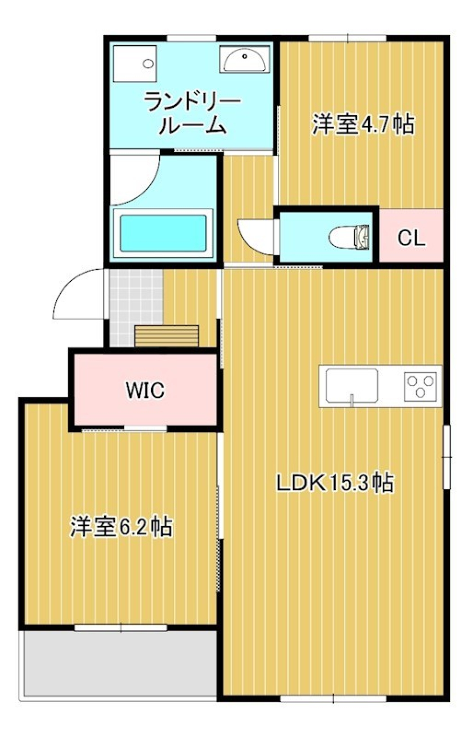 ラグジュアリーな選択の間取り図