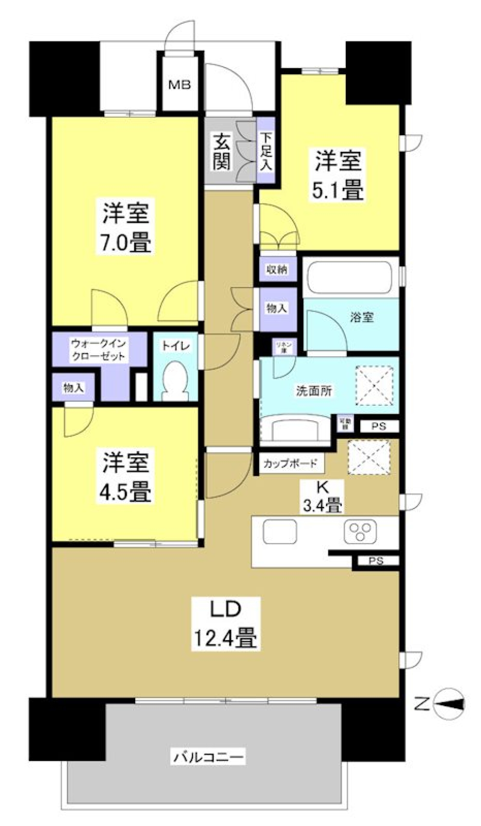 リッチな NEW LIFEの間取り図