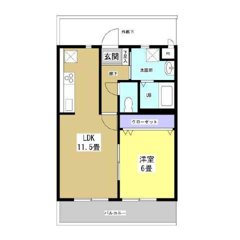 orange　houseの間取り図