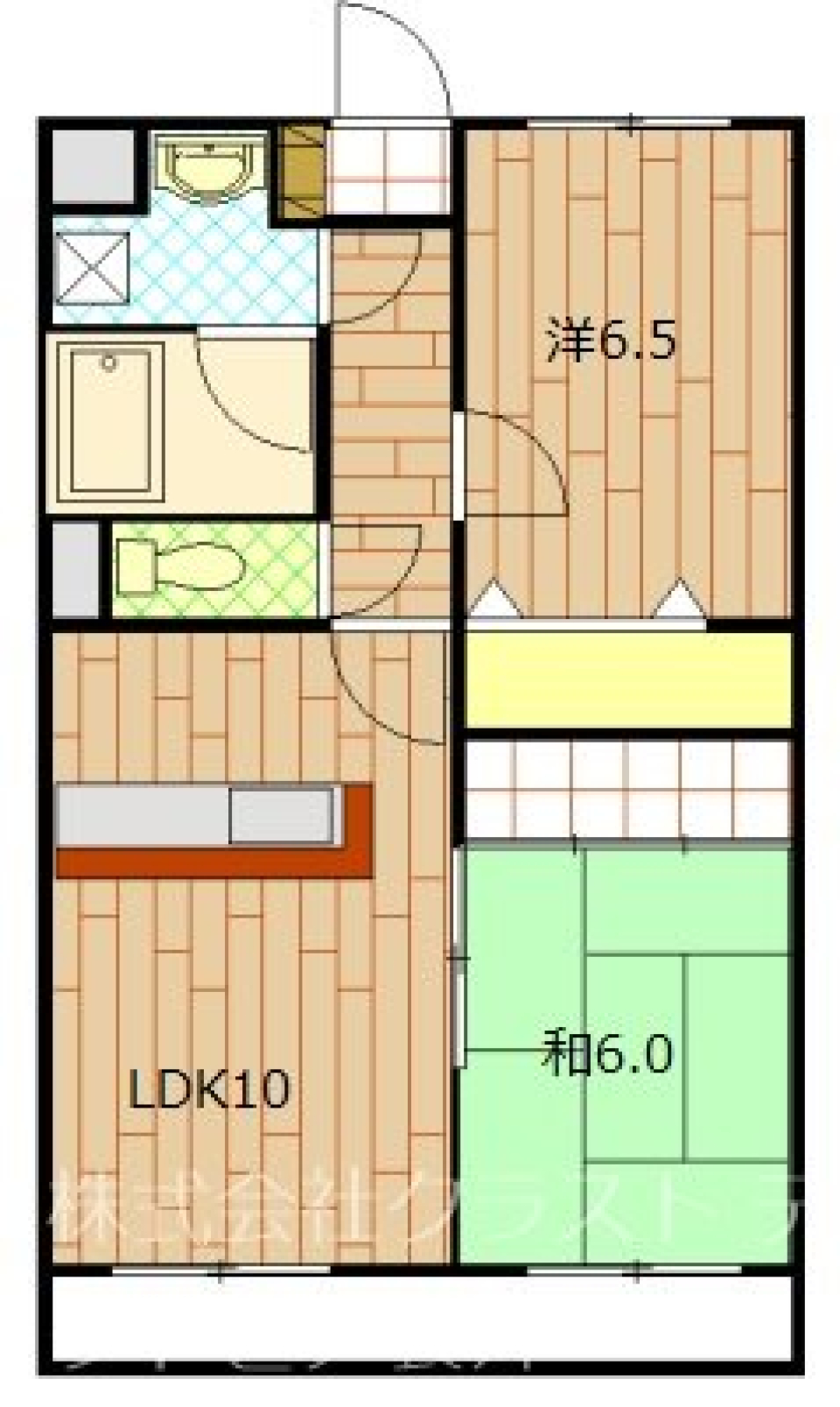 自然と寄り添う、お得な賃貸の間取り図