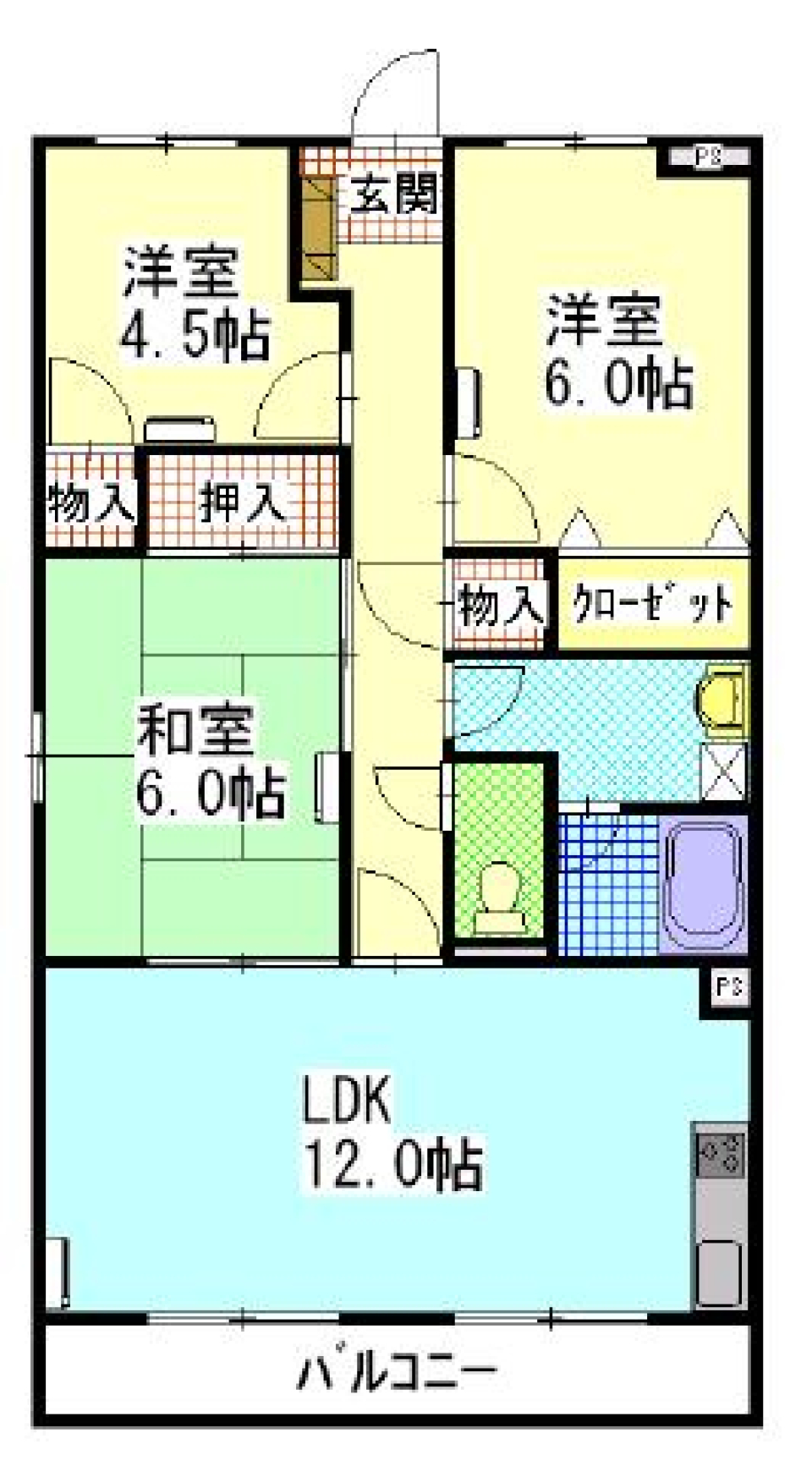 愛と光あふれるおしゃれ家族住宅の間取り図