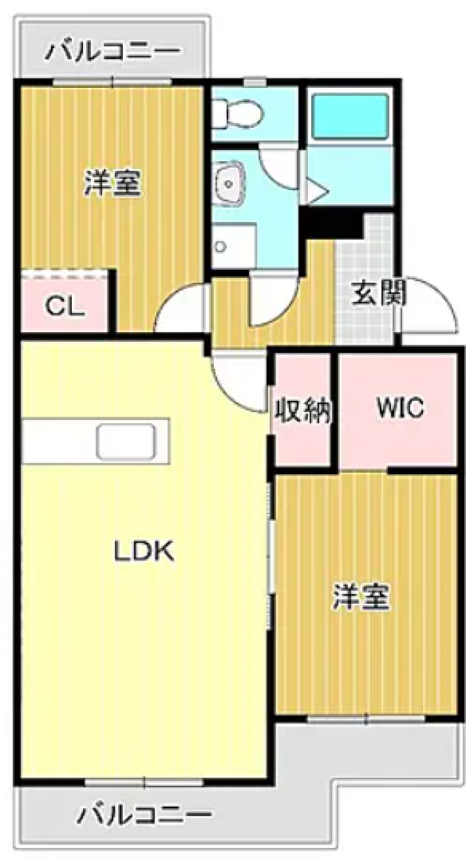 家族との会話が弾むカウンター?の間取り図