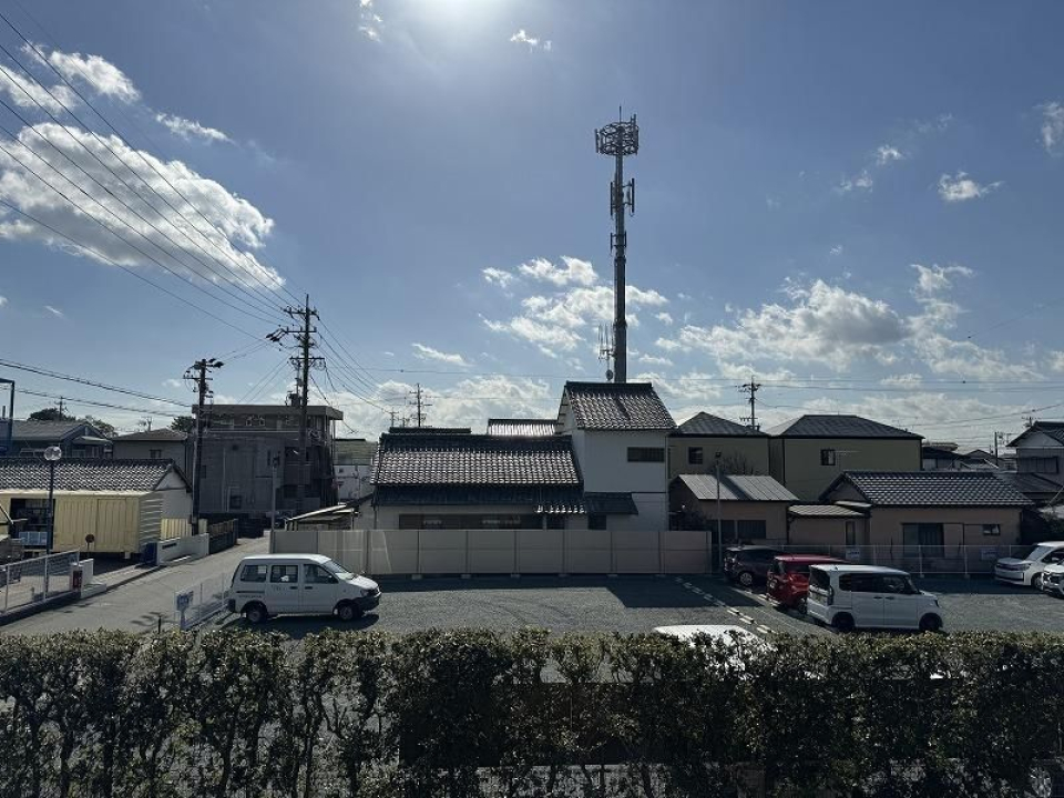 飛行機が見えそう。