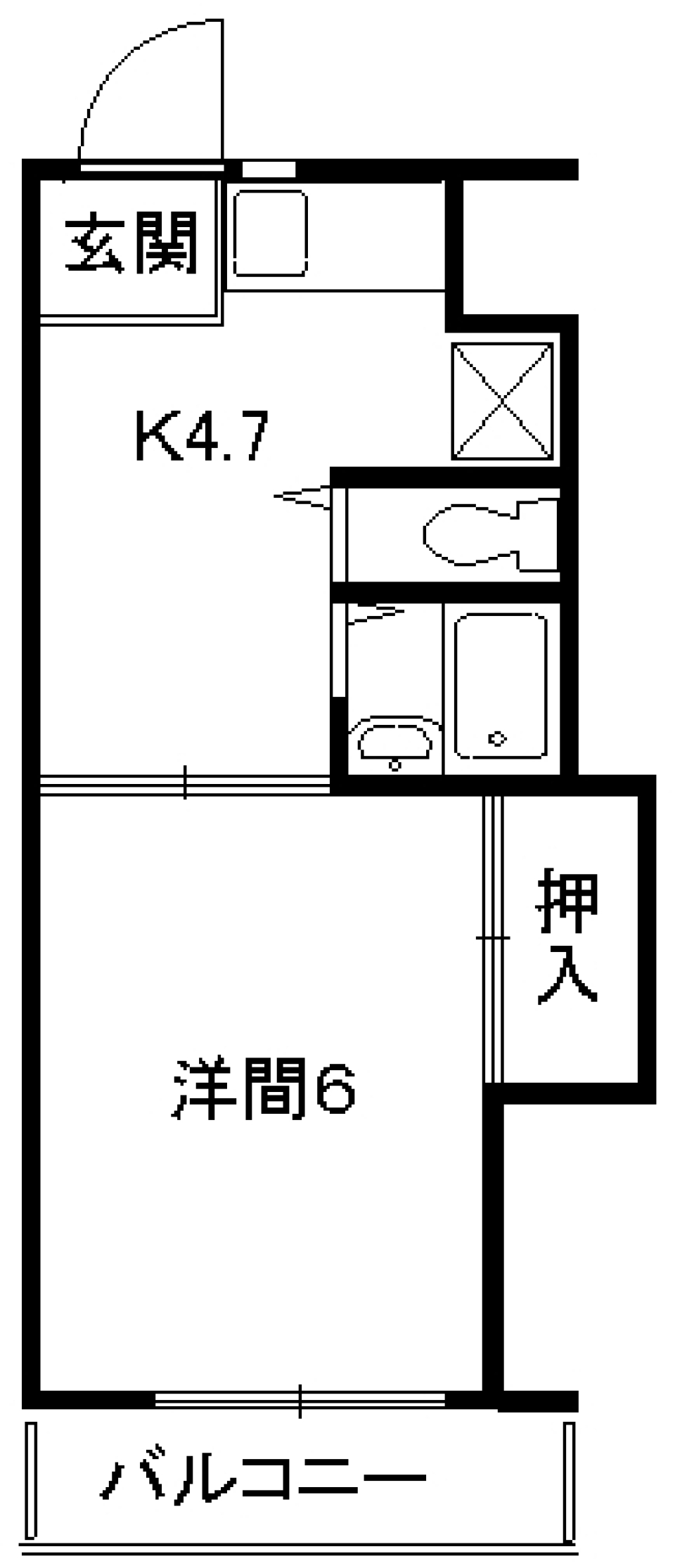 朝日サンサン、快適通学！の間取り図