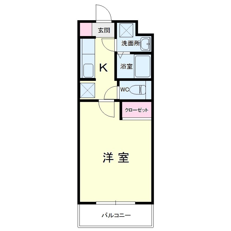 南向き、毎日晴れ気分！の間取り図