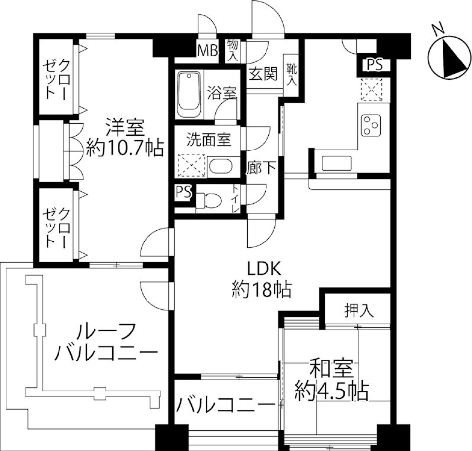 さりげない盗み聞きが楽しめるリビングの間取り図