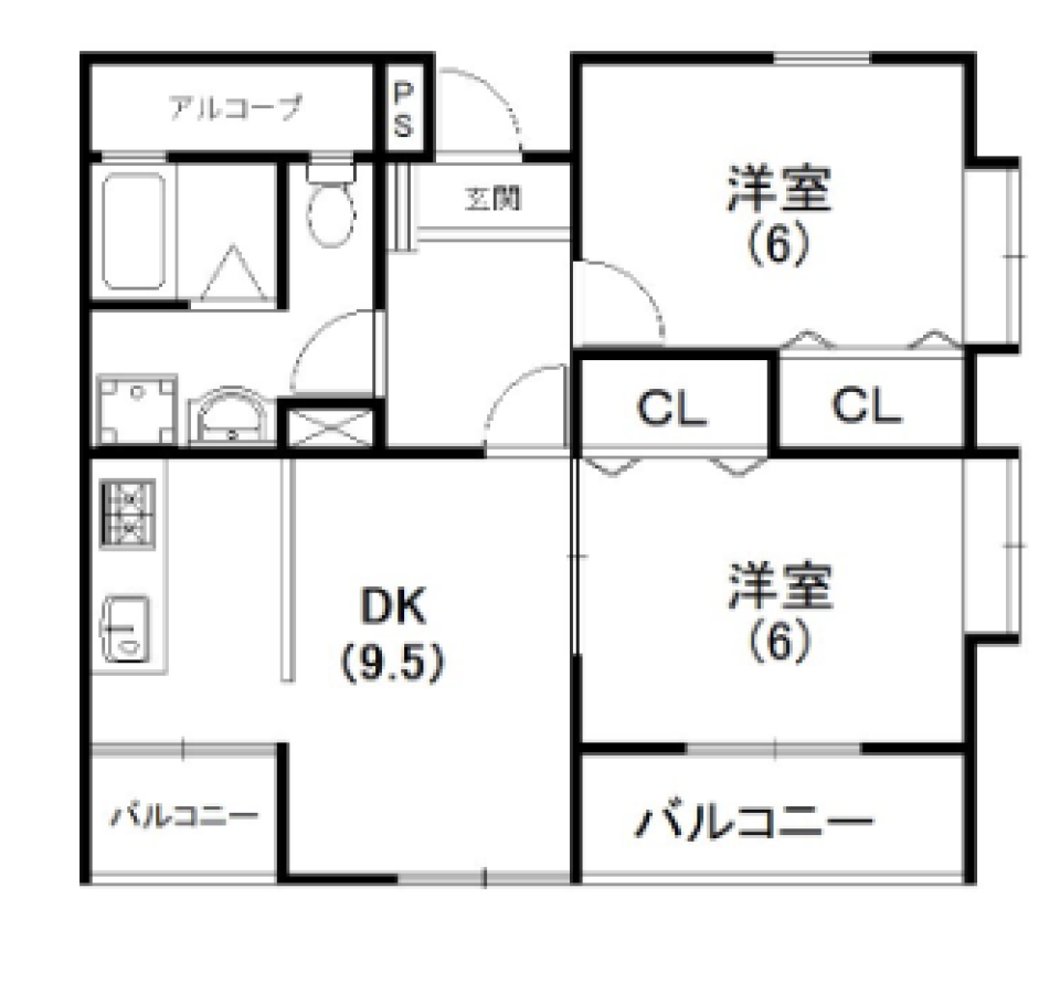 朝日も夜風も、おまかせの間取り図