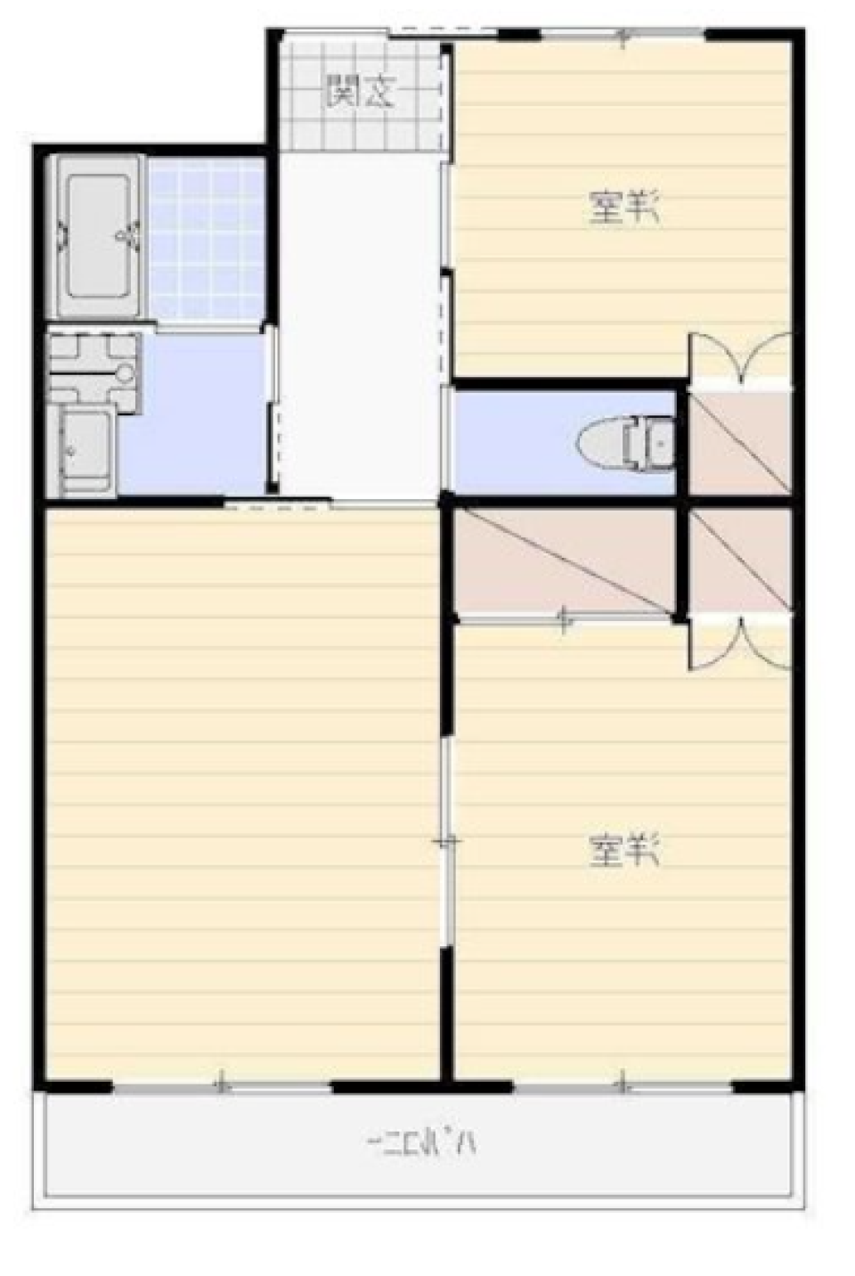 鳥のさえずりに癒されて、、、の間取り図