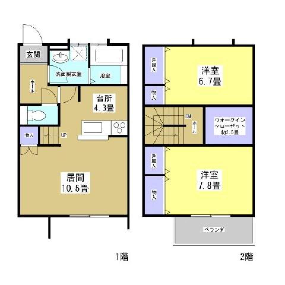 都会の喧騒にサヨナラ！LOHASな生活を始めよう！の間取り図