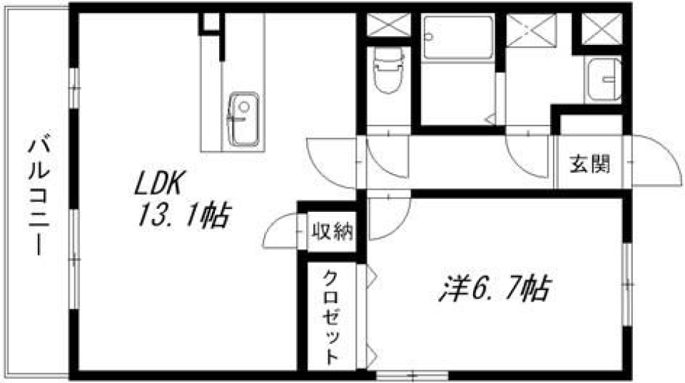 木目調のおうちでナチュラリストの間取り図