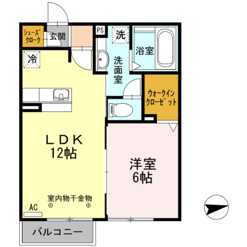 通勤ラッシュなんて敵じゃない！の間取り図