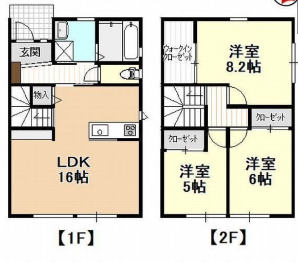 【新築】ペットも人も快適な住まいの間取り図