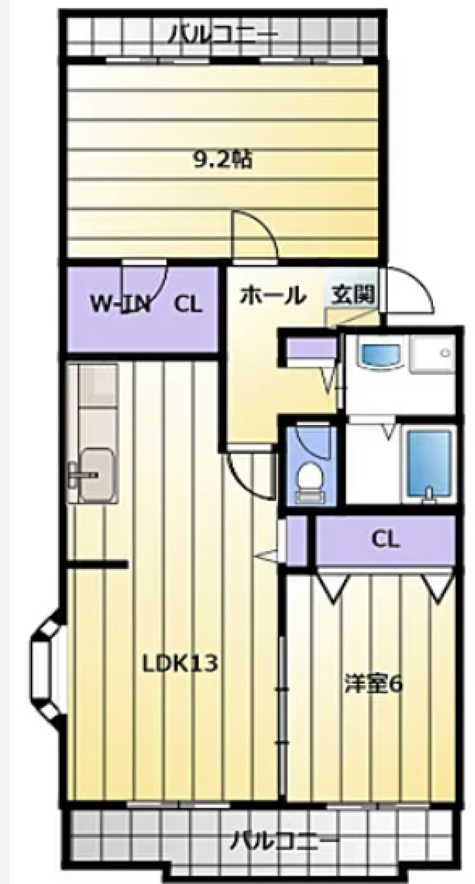 パステル気分でウキウキ！の間取り図