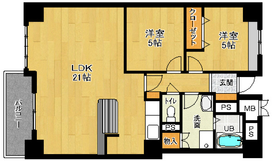 ハイビューな景色をあなたにの間取り図