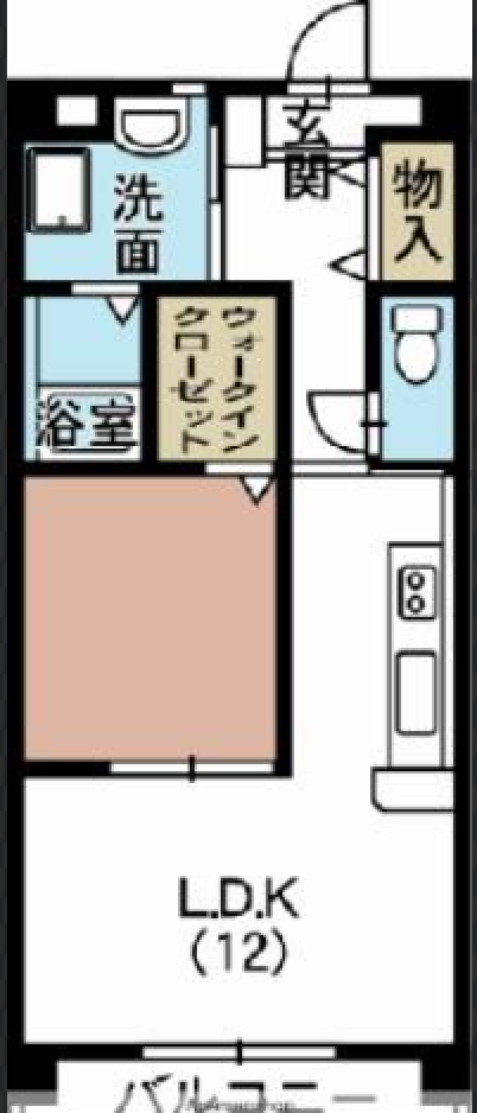 私だけのカウンターでホッと一息♪の間取り図