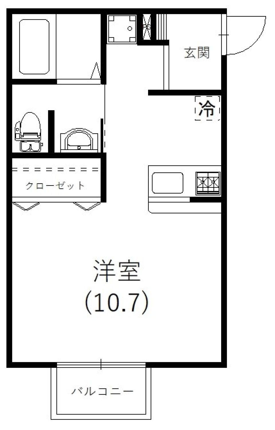 【新築】学生ライフが輝く場所の間取り図