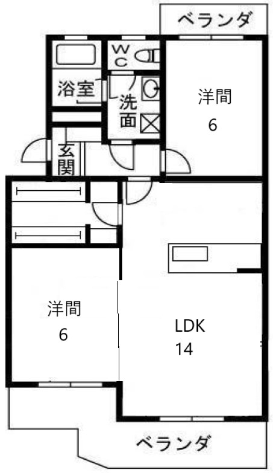 開けてびっくり、20帖のサプライズ！の間取り図