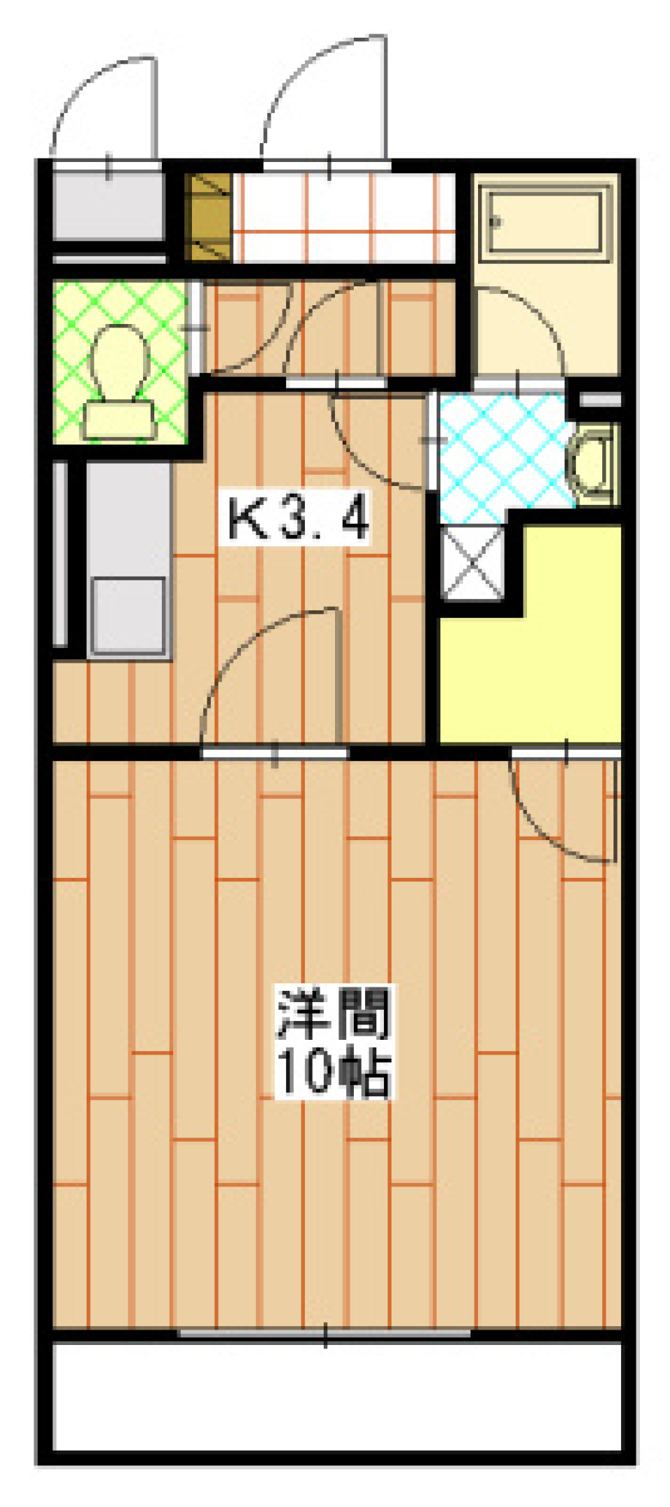 笑顔と陽光満ちる船越ライフの間取り図