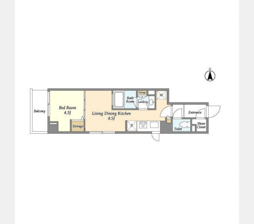 【美容賃貸マンション】住んで、美しくなるの間取り図