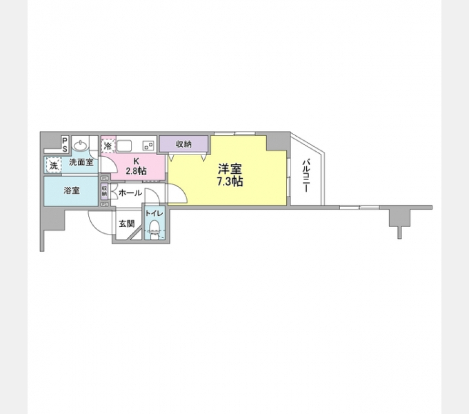 ＢＰＲレジデンス西早稲田0601号室の間取り図