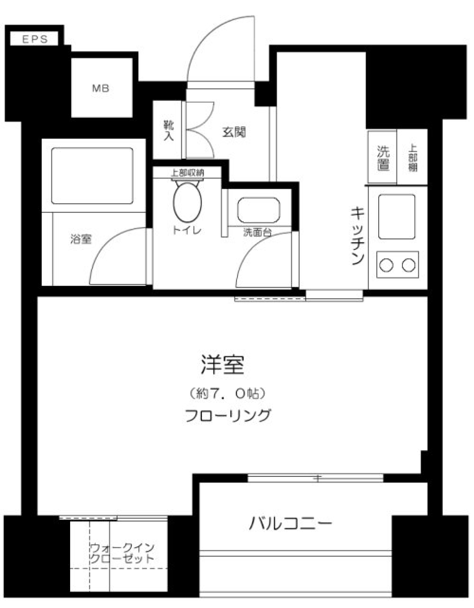 パークリュクス銀座ｍｏｎｏ 503の間取り図