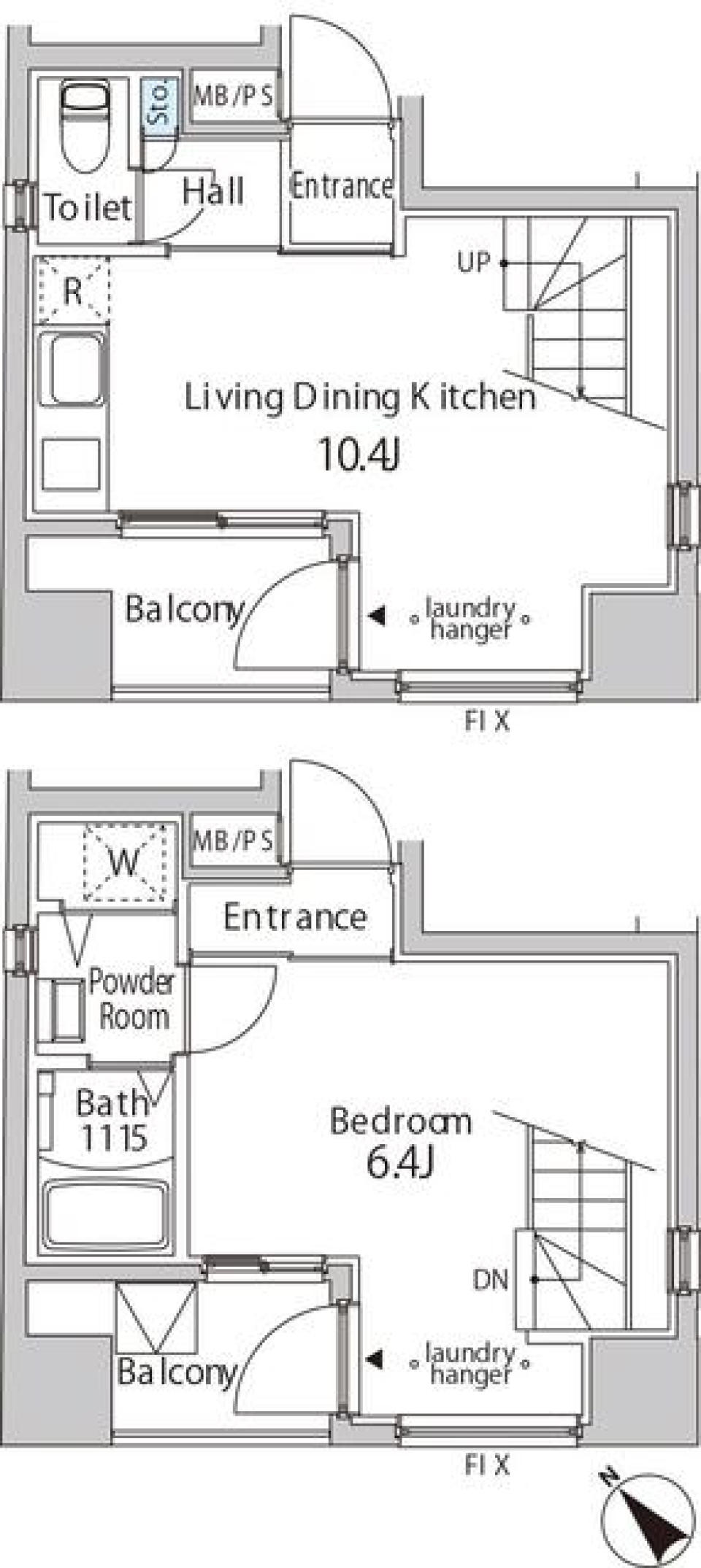 【ペット可】抜け感の天才の間取り図