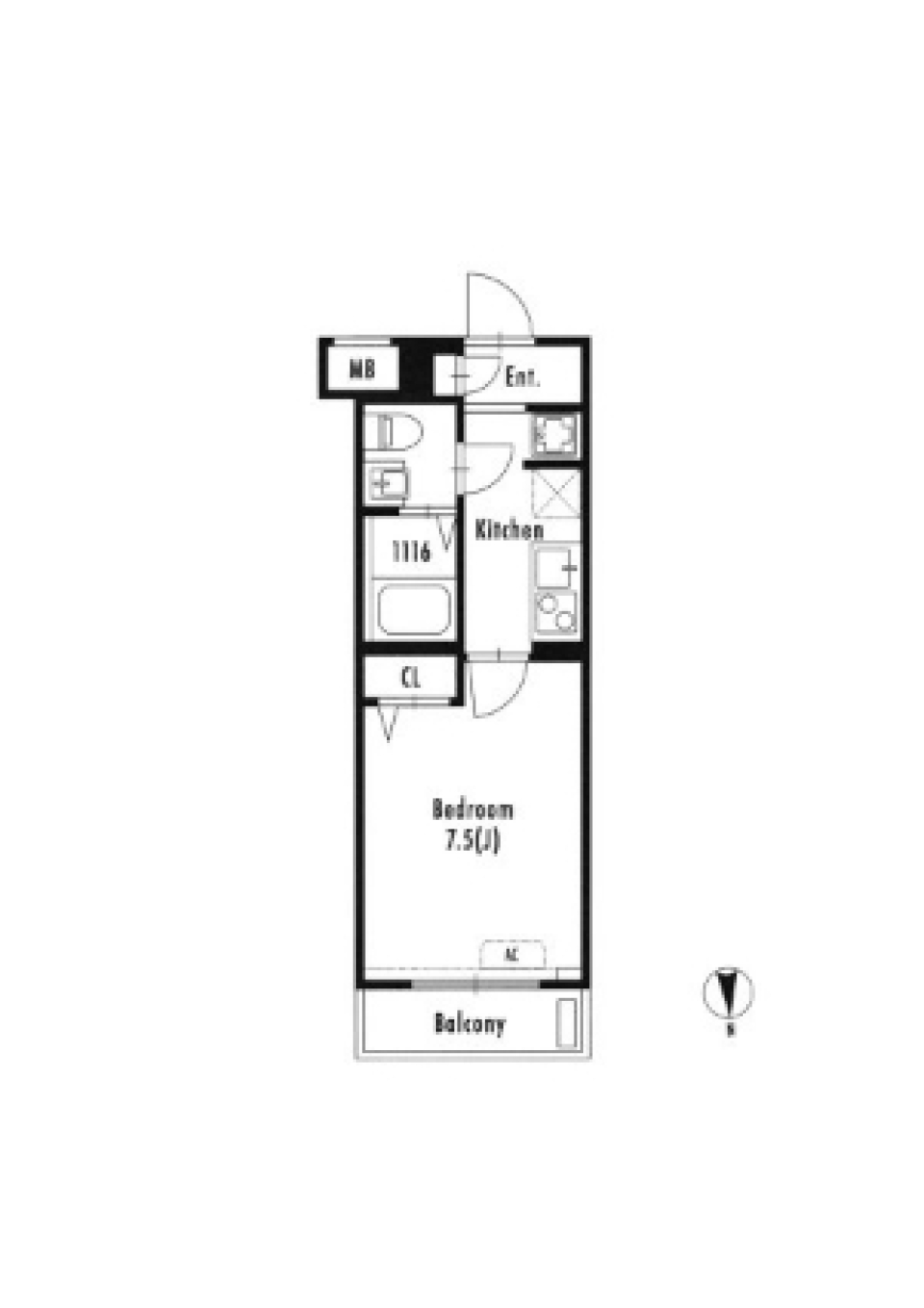 GRANPASEO文京小日向 313号室の間取り図