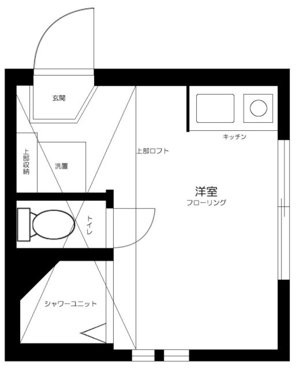 グレースベガ　201の間取り図