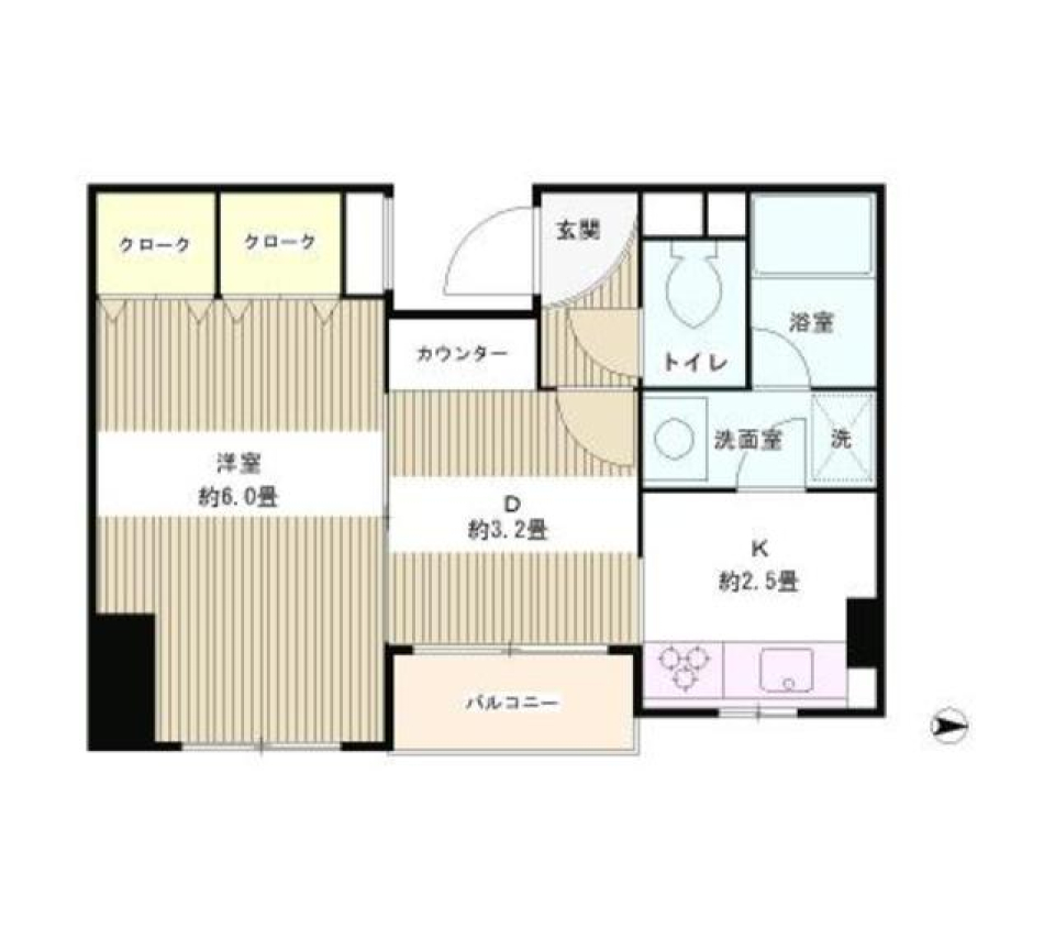 四ツ谷ＨＯＵＳＥ　105の間取り図