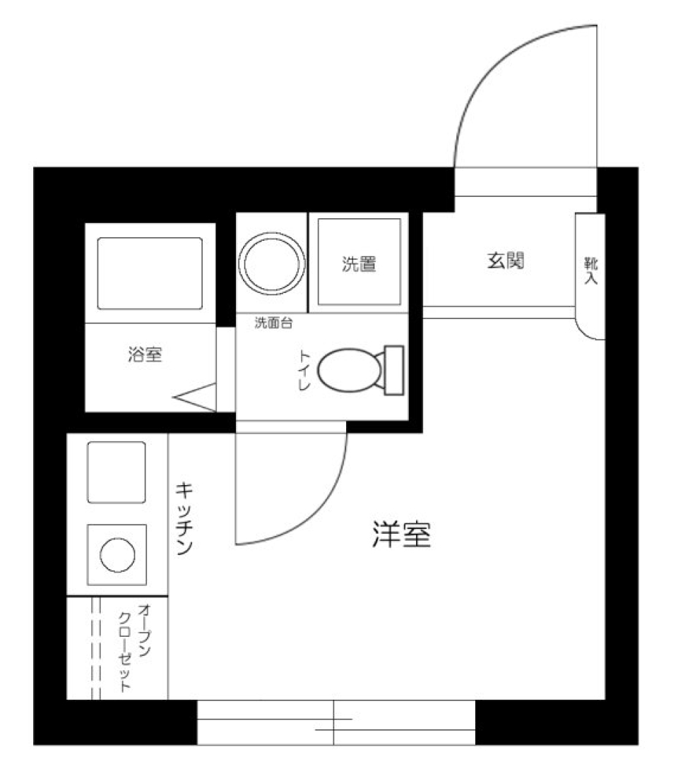 ベンチと僕 京王線 笹塚駅まで徒歩7分の間取り図