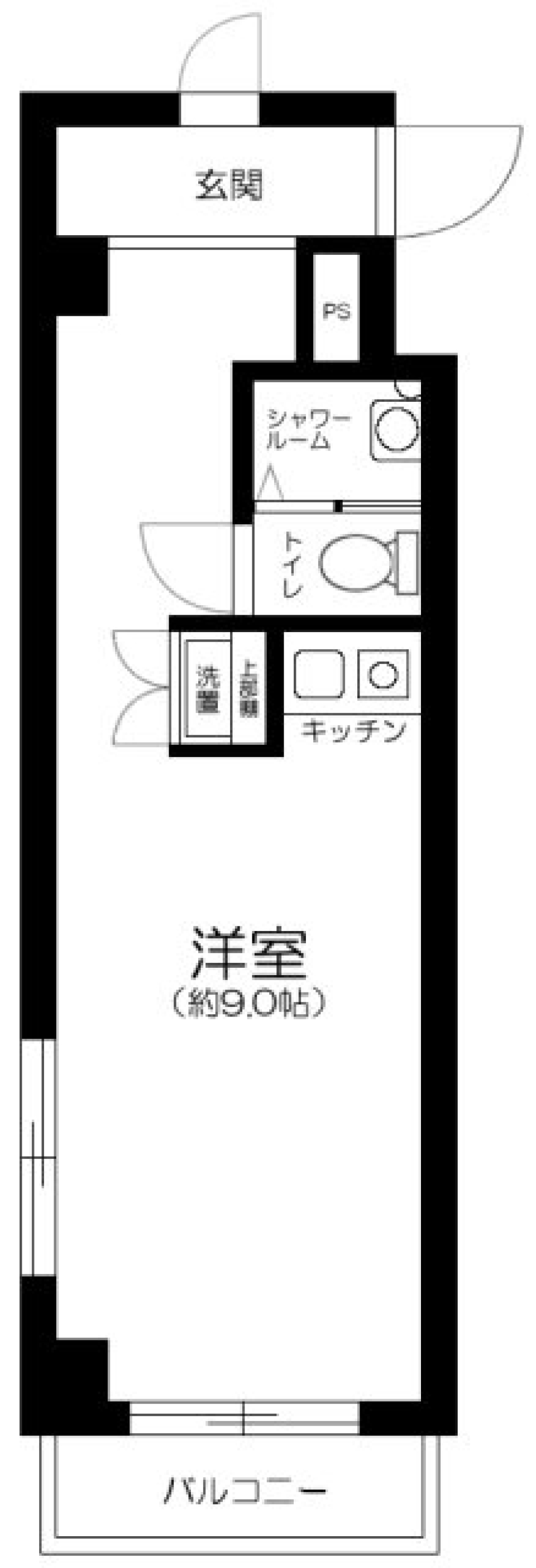 ベル・パークシティ西新宿　321の間取り図