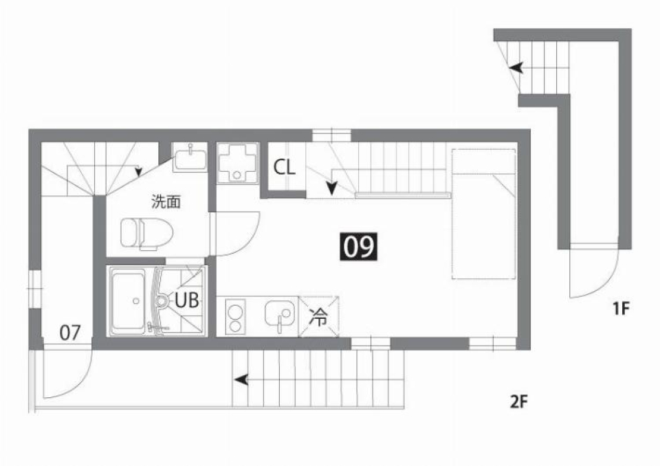 まるで秘密基地！？デザイナーズマンション！の間取り図