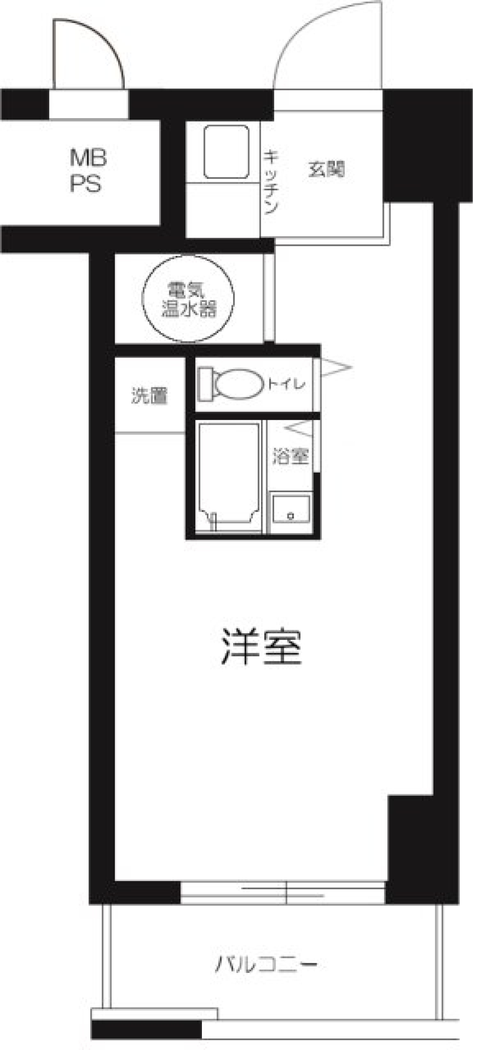 趣味：飲み歩き　新橋駅徒歩10分の間取り図