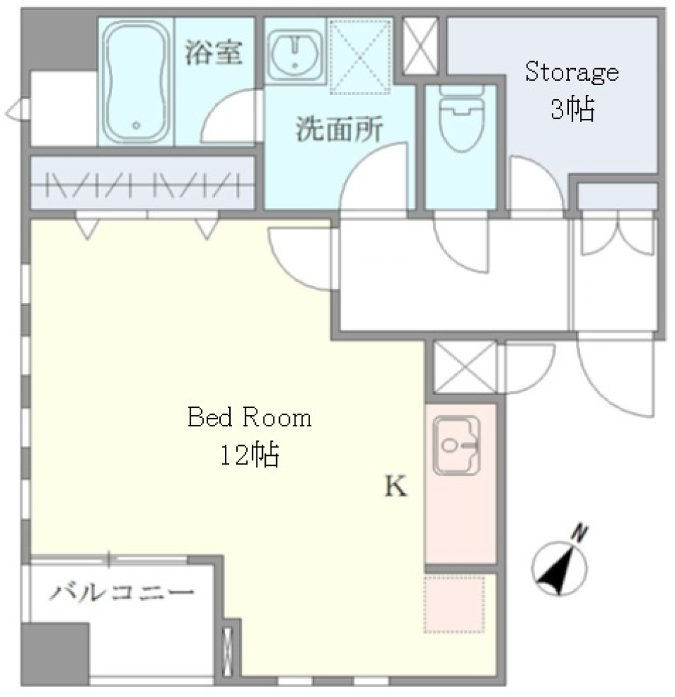 代々木公園までサイクリングの間取り図