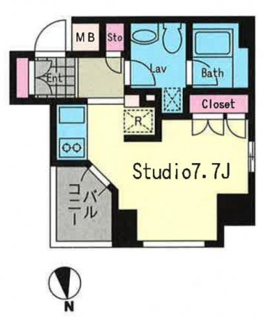 立地にこだわりをの間取り図