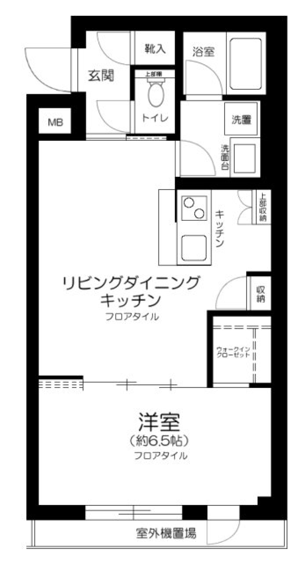 Ｌａｃｈａｒｉｔｅ大岡山　201号室の間取り図